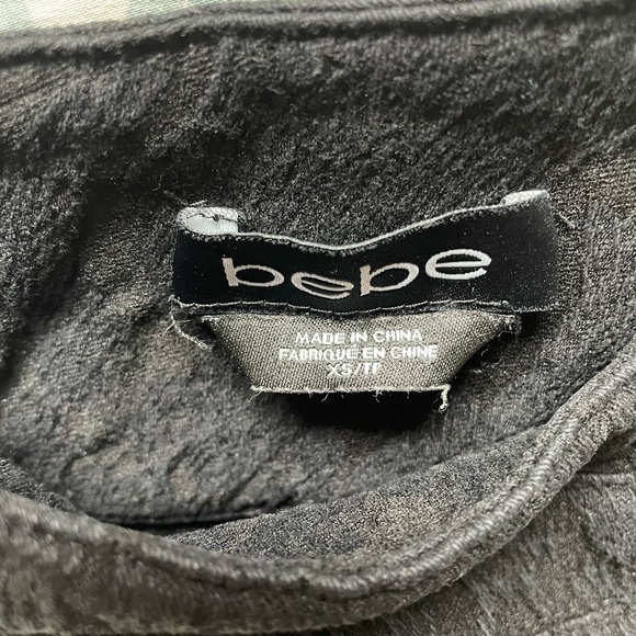 Bebe size XS High Waisted Skinny  Legging Dress Pants Back zipper - Picture 8 of 8